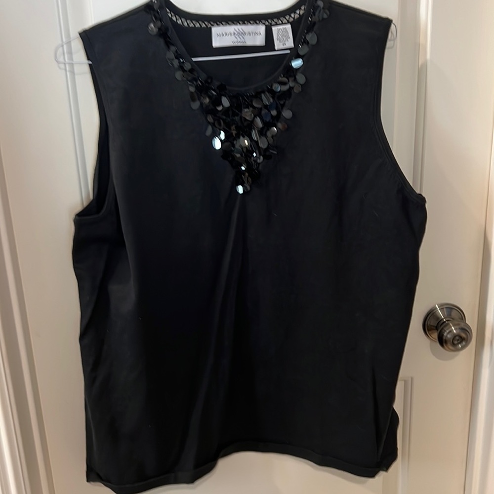 Marisa Christina, vest, sleeveless top.
